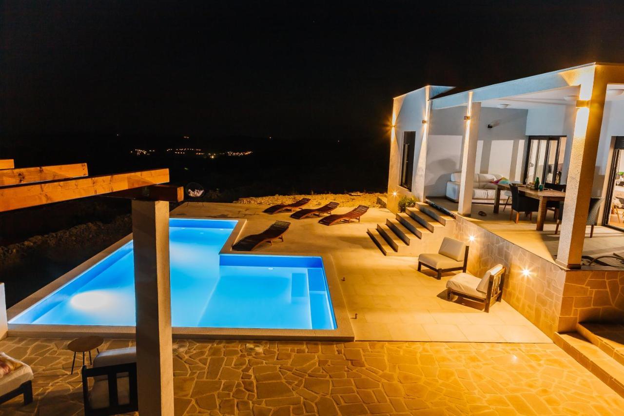 Villa Zlatno Sunce In The Hills Near Trogir Vrsine Экстерьер фото